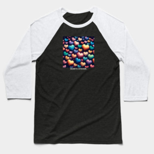 Hearts love Baseball T-Shirt