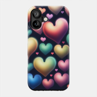 Hearts love Phone Case