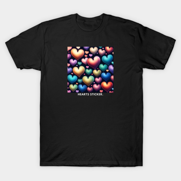 Hearts love T-Shirt by BlackMeme94