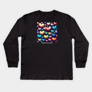 Hearts love Kids Long Sleeve T-Shirt