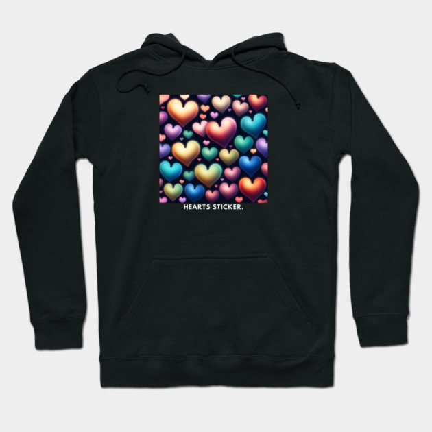 Hearts love Hoodie by BlackMeme94