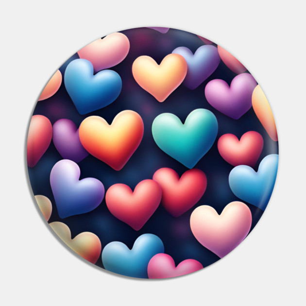 Hearts love Pin by BlackMeme94