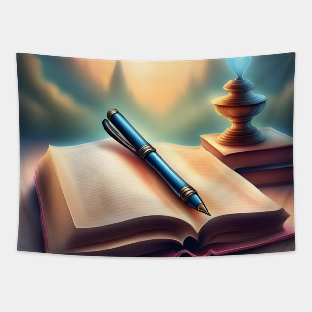 Book lovers gifts Tapestry by BlackMeme94
