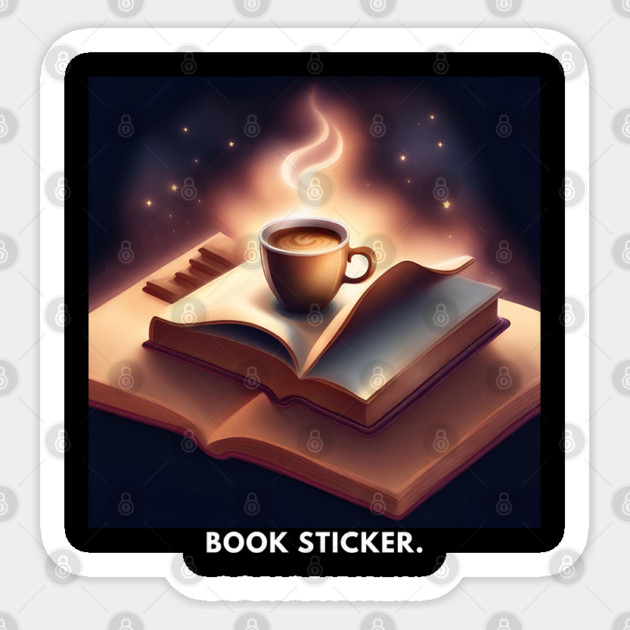 Book lovers gifts Sticker by BlackMeme94