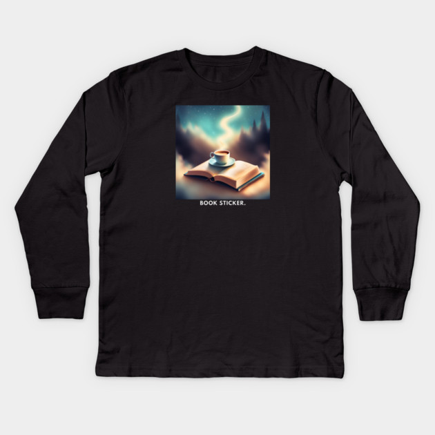 Book lovers gifts Kids Long Sleeve T-Shirt by BlackMeme94