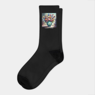 Flower vase Socks
