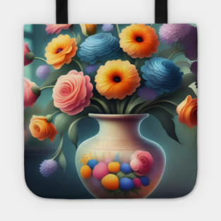 Flower vase Tote