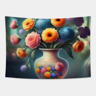 Flower vase Tapestry