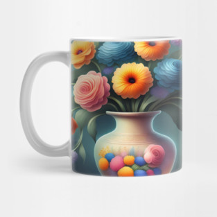 Flower vase Mug