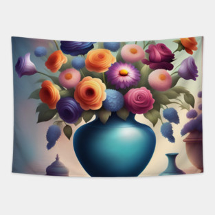 Flower vase Tapestry