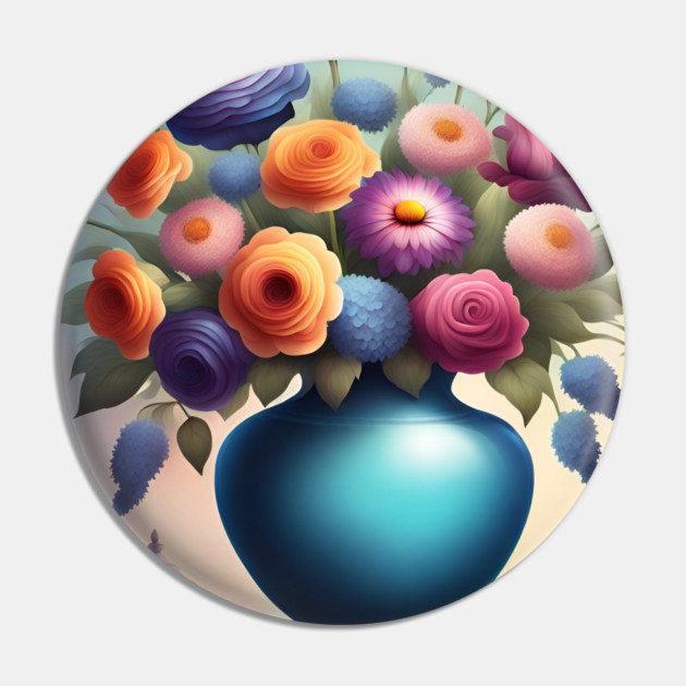 Flower vase Pin by BlackMeme94
