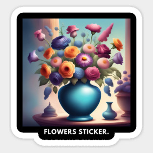Flower vase Sticker