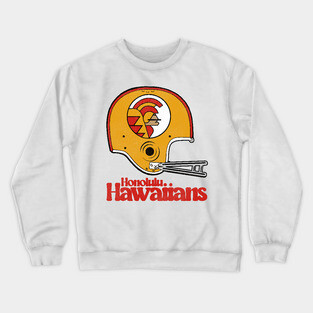 Defunct Honolulu Hawaiians Football Team Helmet Crewneck Sweatshirt