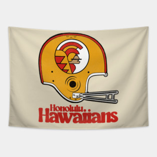 Defunct Honolulu Hawaiians Football Team Helmet Tapestry