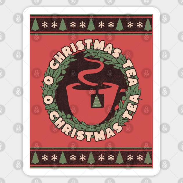 O Christmas Tea Sticker by HolidayBug