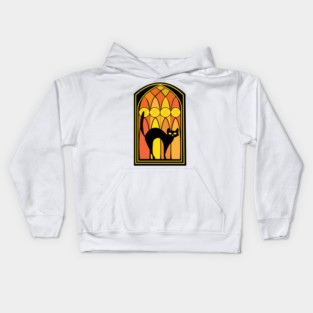 Halloween Cat Kids Hoodie