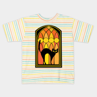Halloween Cat Kids T-Shirt