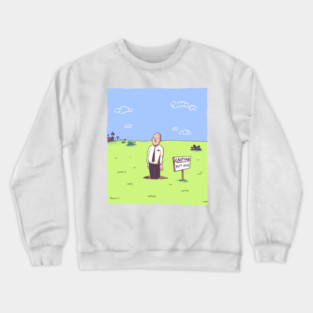 CAUTION: Plot hole Crewneck Sweatshirt