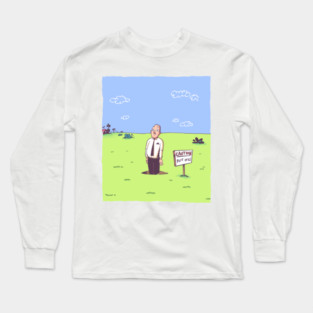 CAUTION: Plot hole Long Sleeve T-Shirt