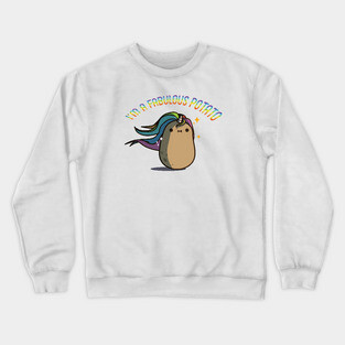Unitato or Unicorn ft Potato Crewneck Sweatshirt