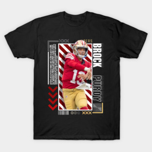 Brock Purdy Football Paper Poster 49ers 9 T-Shirt