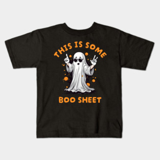 This Is Some Boo Sheet Halloween for women Kids T-Shirt