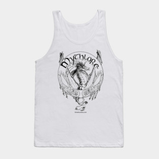 Mythlore Dragon Black Tank Top