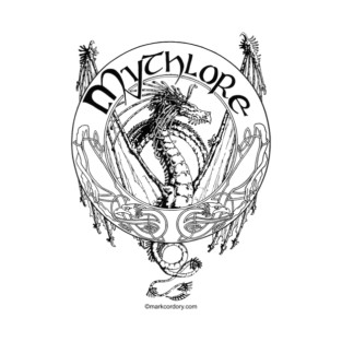 Mythlore Dragon Black T-Shirt