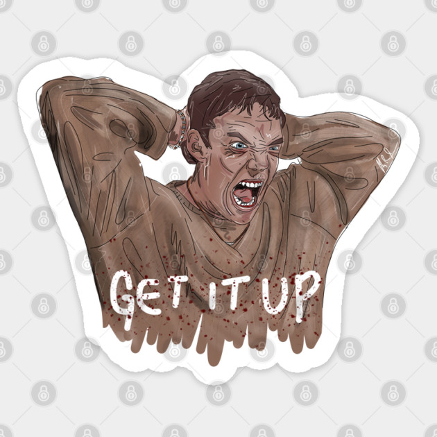 Scream: Stu Says "GET IT UP!" Sticker by 51Deesigns