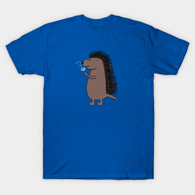 Porcupine with dandelion T-Shirt by Coconut Moe Illustrations