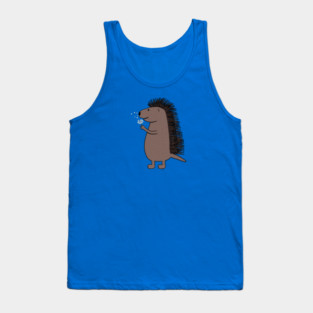 Porcupine with dandelion Tank Top