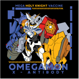 digimon omnimon variants omnimon x antibody Posters and Art