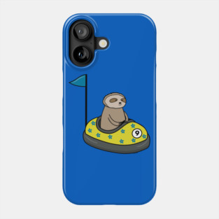 Sloth bumper car Phone Case