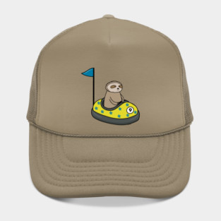 Sloth bumper car Hat