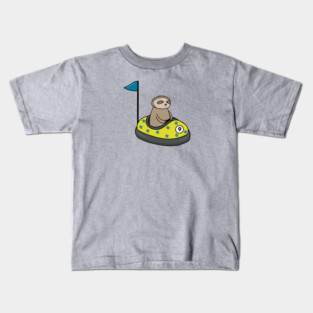 Sloth bumper car Kids T-Shirt