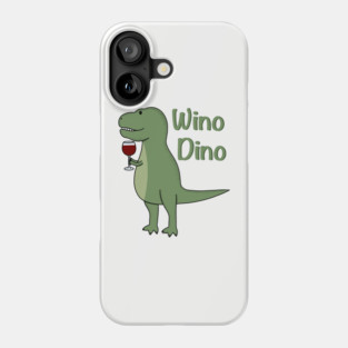Wino Dino Phone Case