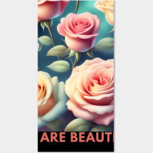 You Are Beautiful Posters and Art
