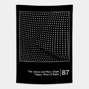 JAMC - Minimalist Graphic Design Fan Artwork Tapestry