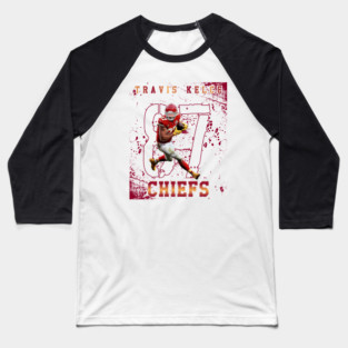 Travis Kelce || 87 | grunge poster Baseball T-Shirt