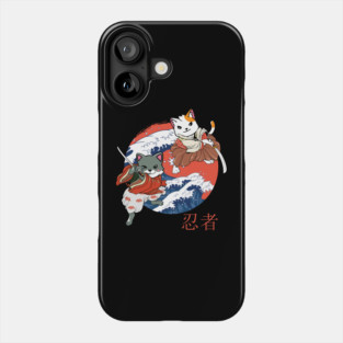 Samurai Ninja Japanese Cat Phone Case