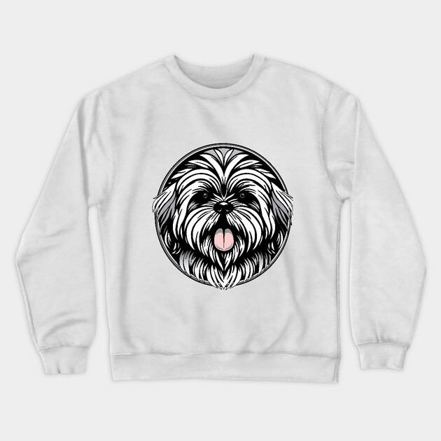 Cotton Ball Cutie Crewneck Sweatshirt by DickinsonDesign