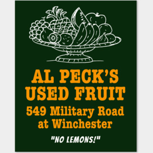 Al Peck's Used Fruit SCTV Posters and Art