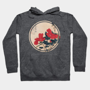 Old japanese flower painting Hoodie
