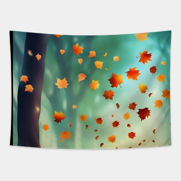 Hello October Tapestry by BlackMeme94