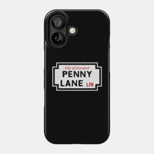 Vintage Penny Lane Street Sign Phone Case
