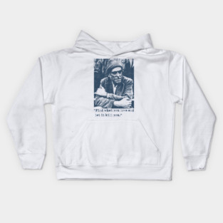 Charles Bukowski Quotes - Vintage Kids Hoodie
