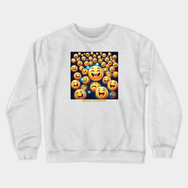 Funny emoji Crewneck Sweatshirt by BlackMeme94