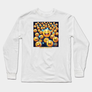 Funny emoji Long Sleeve T-Shirt
