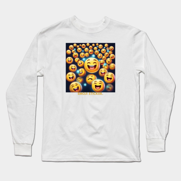 Funny emoji Long Sleeve T-Shirt by BlackMeme94