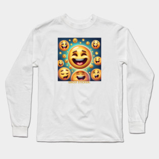 Funny emoji Long Sleeve T-Shirt